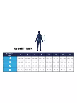 Rogelli Geacă de iarnă pentru bărbați, softshell BRAVE albastru rosu ROG351025