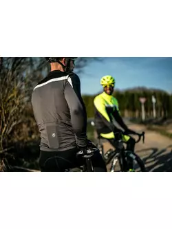 Rogelli Hanorac de ciclism pentru bărbați COURSE, gri, ROG351007