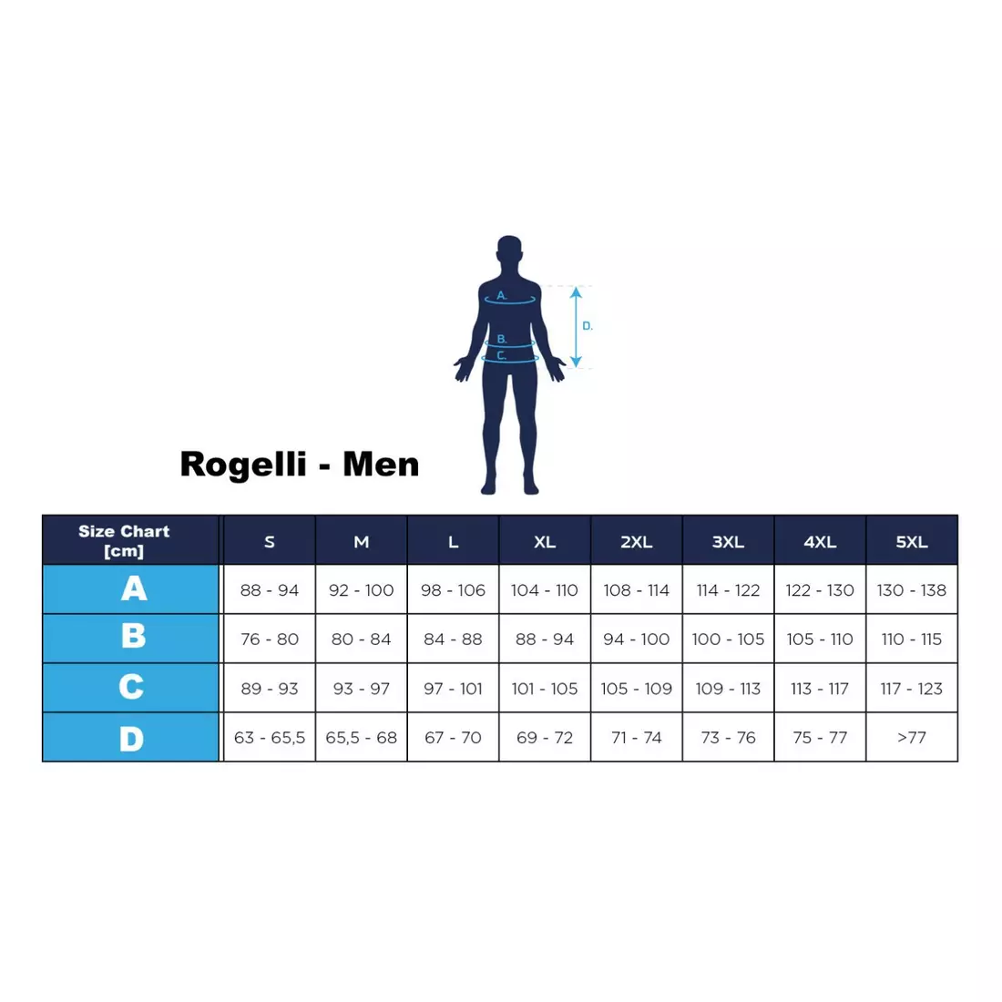 Rogelli Tricou de bărbați pentru ciclism, mâneci lungi EXPLORE, albastru, ROG351001