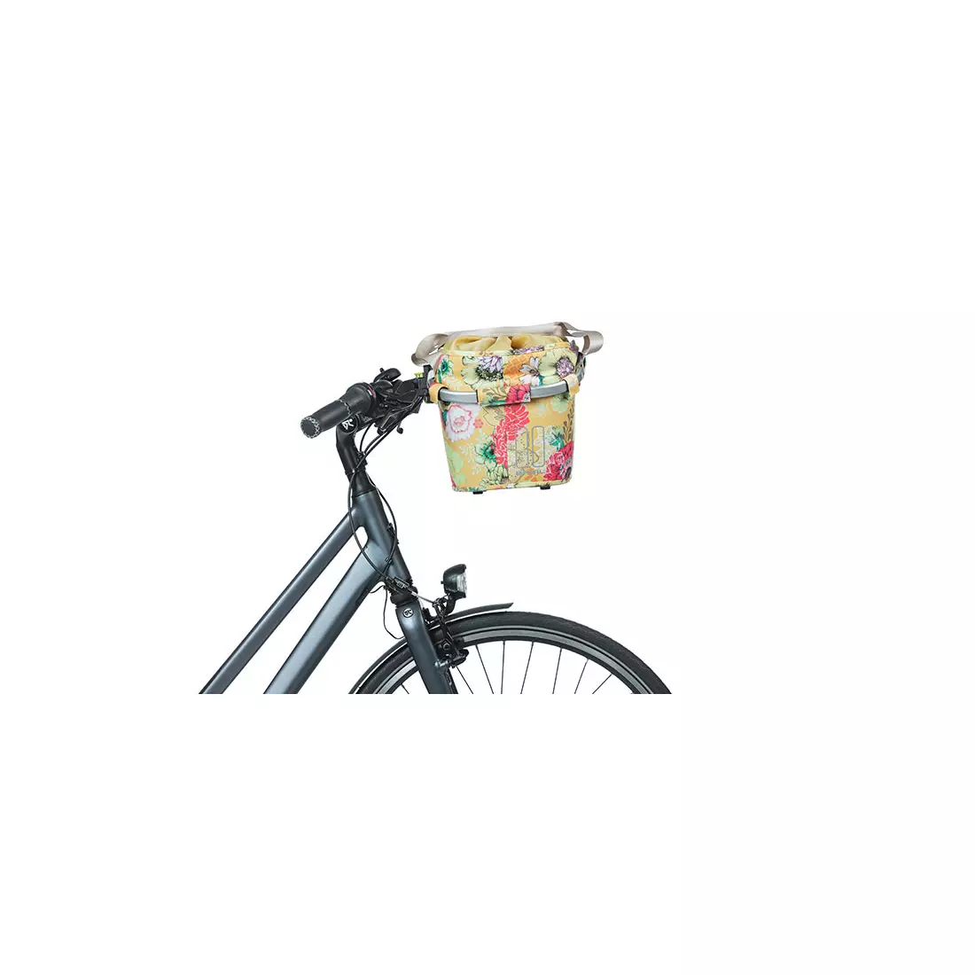 BASIL Coș de bicicletă pentru ghidon BLOOM FIELD CARRY ALL BASKET, 15L, honey yellow 11290