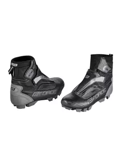 FORCE Pantofi de ciclism, iarna ICE21 MTB, negru 9404239