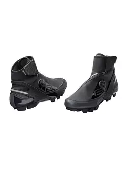 FORCE Pantofi de ciclism, iarna MTB GLACIER, negru 9404536