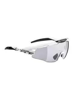 FORCE ochelari de ciclism/sport EVEREST fotocromatică, alb-negru, 910915