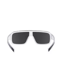 FORCE ochelari de soare pentru femei / tineri CHIC, alb-negru, lentile negre 90962