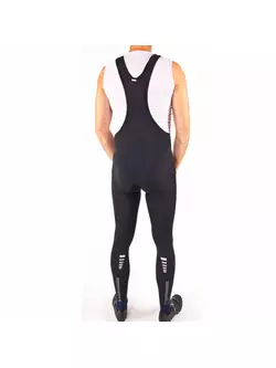 KAYMAQ DKBT-2022 pantaloni de ciclism izolați, inserție de gel, bretele, negru