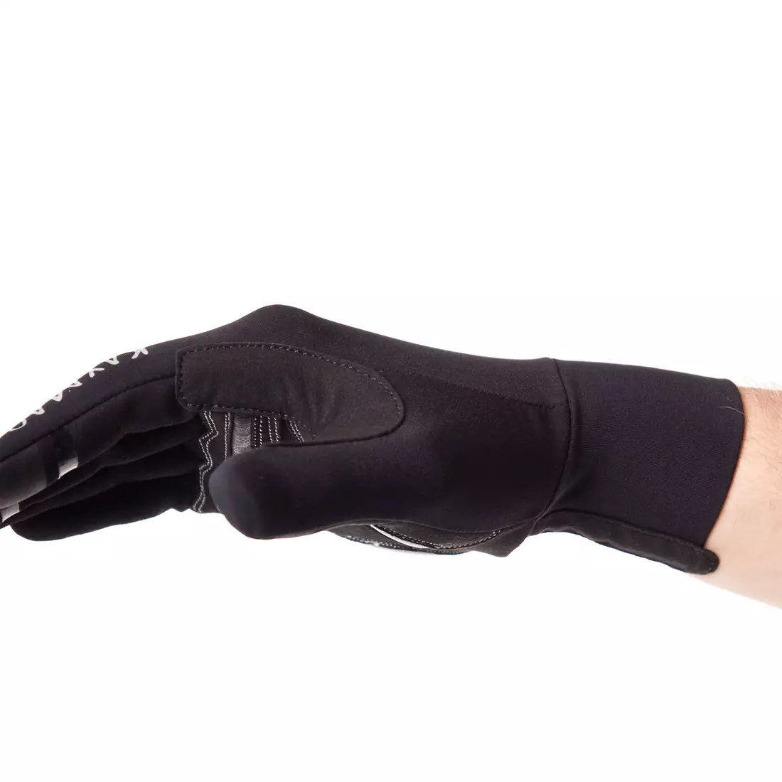 KAYMAQ GLA-001 mănuși de ciclism de primăvară / toamnă GEL, negre