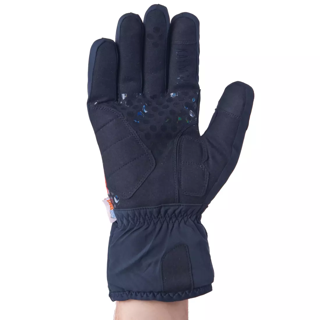 KAYMAQ GLW-002 mănuși de iarnă pentru ciclism, negre-fluor