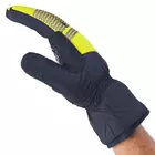 KAYMAQ GLW-002 mănuși de iarnă pentru ciclism, negre-fluor