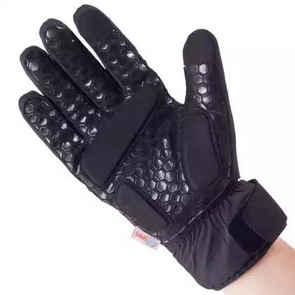 KAYMAQ mănuși de iarnă pentru ciclism, negre GLW-003