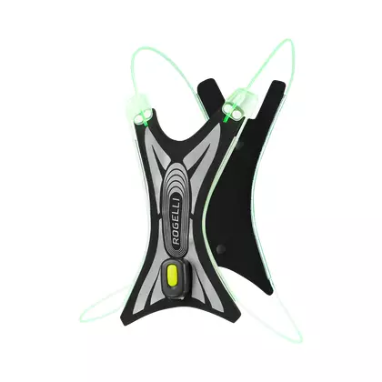 ROGELLI vesta reflectorizanta cu diode LED green ROG351115.ONE SIZE