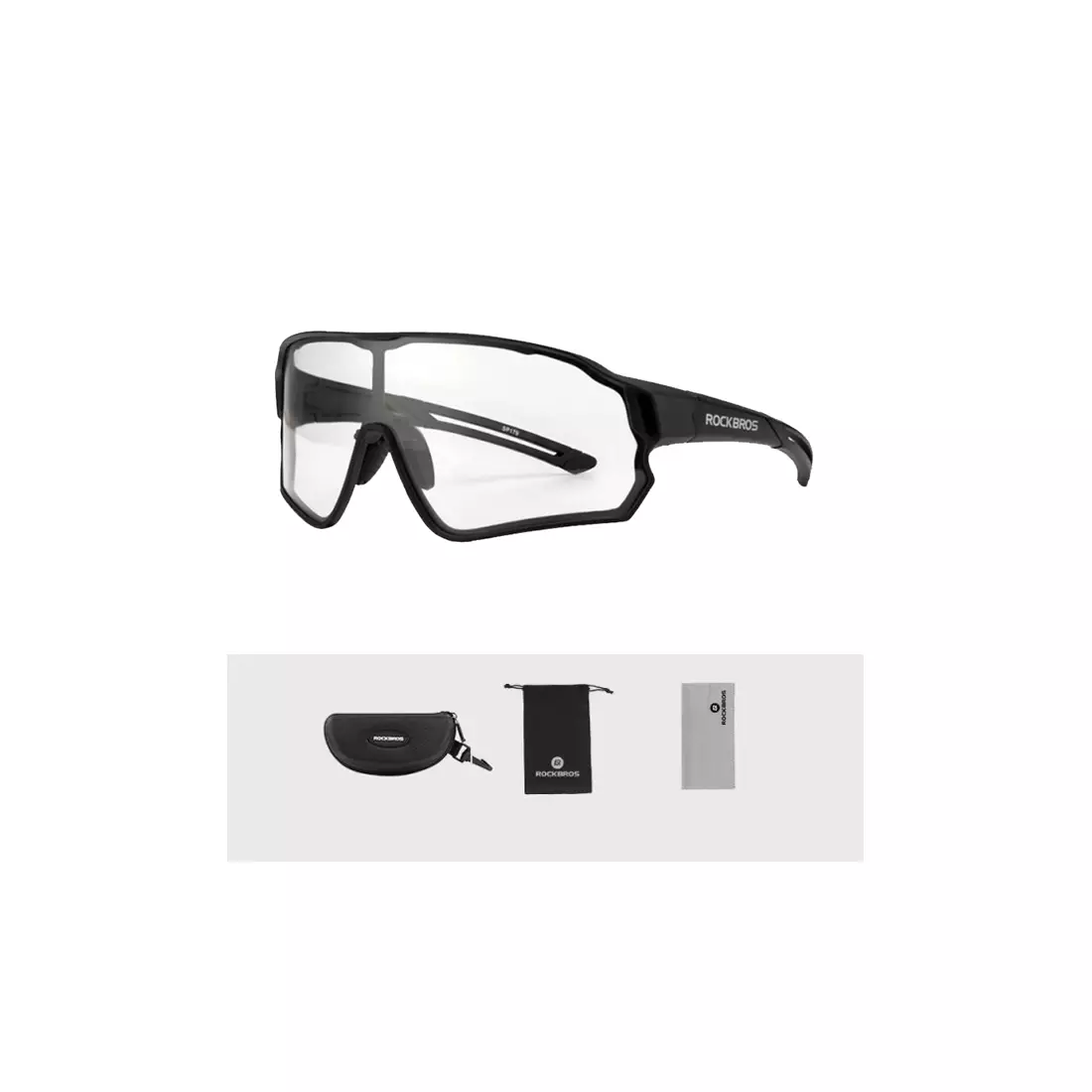 Rockbros 10139 ochelari de ciclism / sport cu fotocrom negru