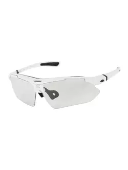 Rockbros ochelari sport cu insert fotocromic + corector albe 10142