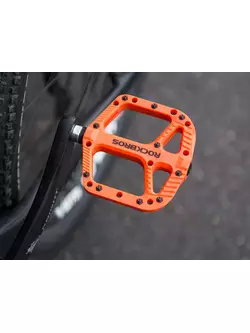 Rockbros pedale de platformă nailon portocaliu 2018-12AOR