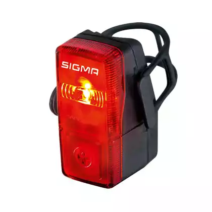 Sigma lampă spate pentru bicicletă CUBIC FLASH negru 15915