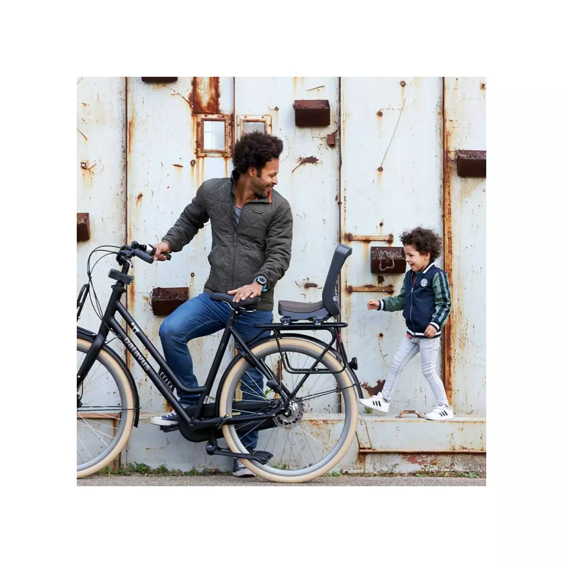 URBAN IKI scaun de bicicleta pentru copil JUNIOR SET black/brown U-224286