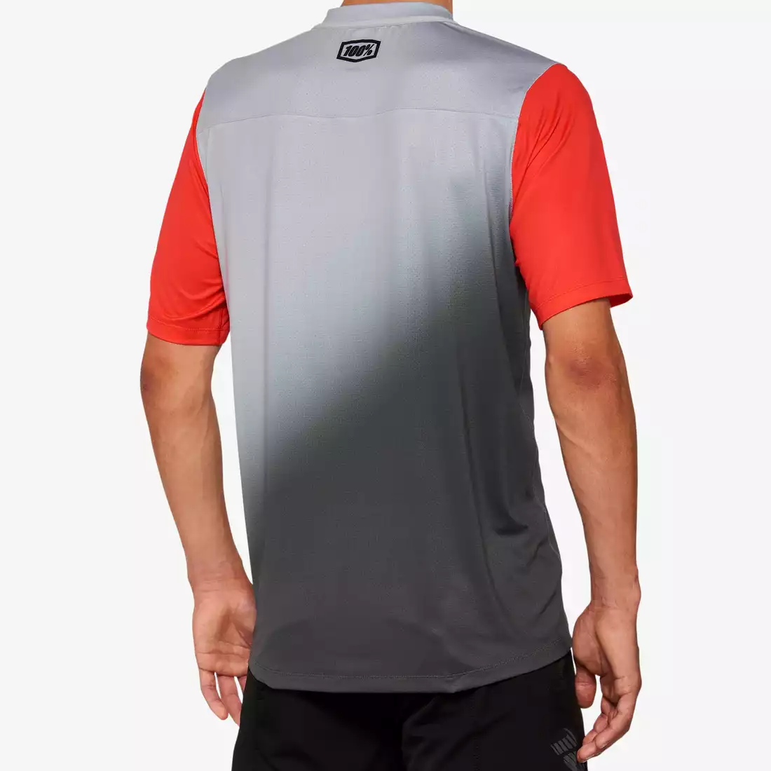 100% CELIUM tricou de ciclism masculin, grey racer red 