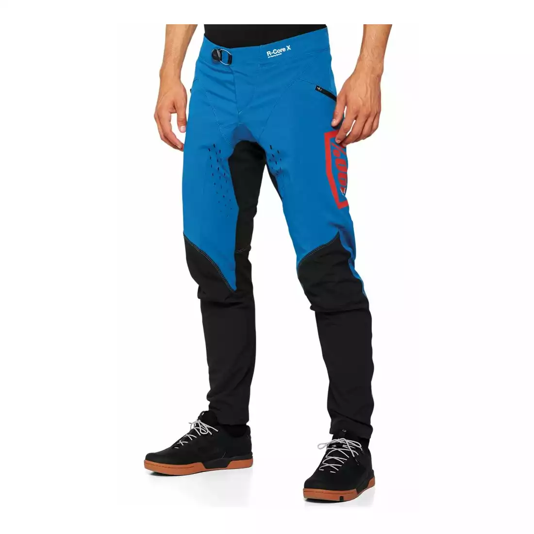 100% R-CORE X Pantaloni de ciclism pentru bărbați, albastru-negru
