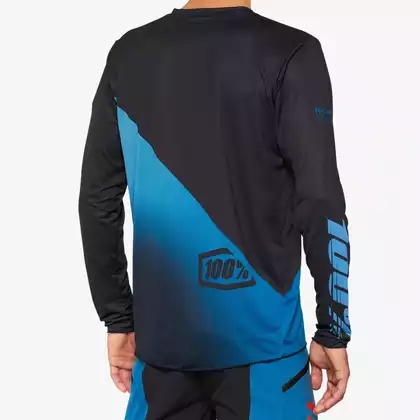 100% R-CORE X tricou de ciclism cu mânecă lungă pentru bărbați, black slate blue 
