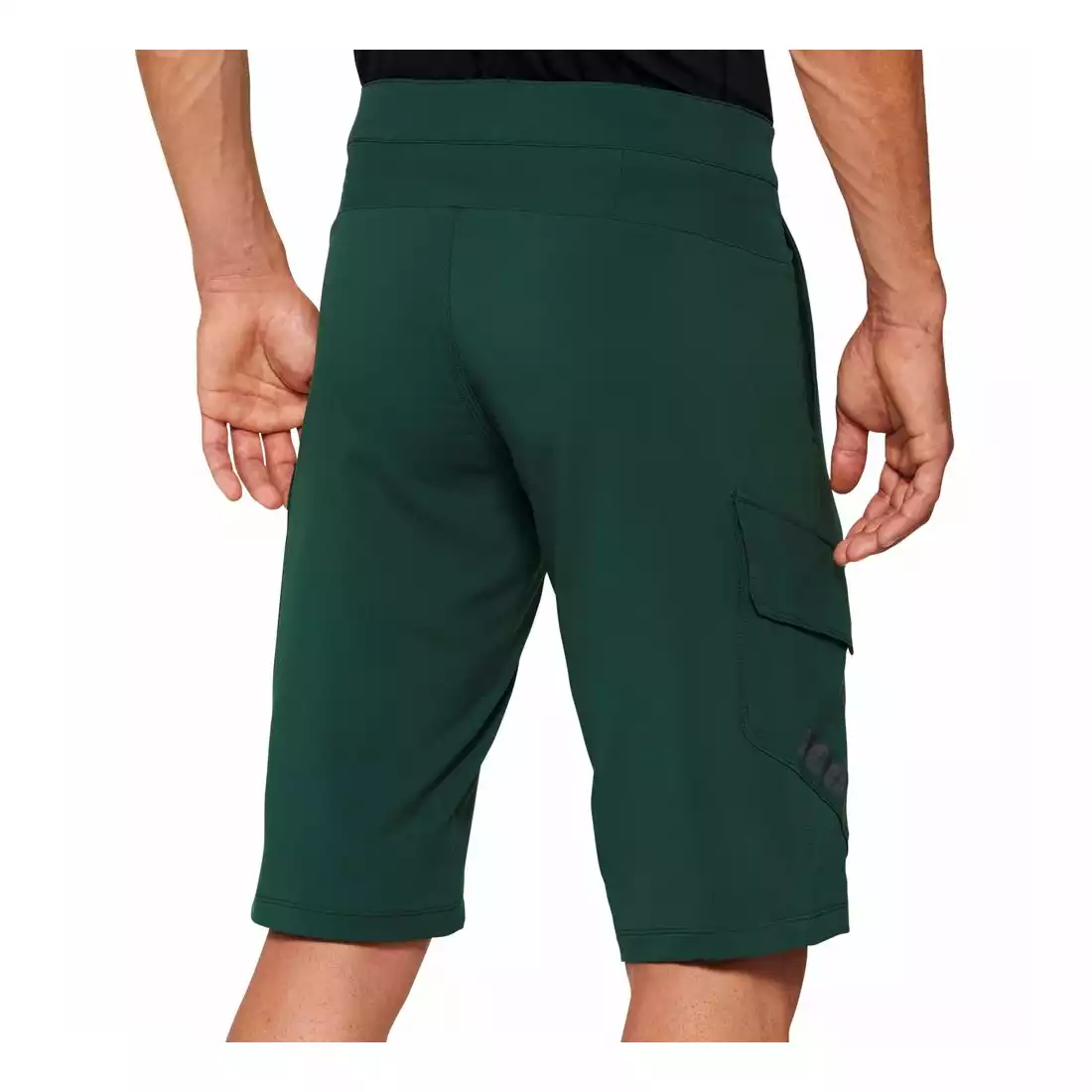 Perioperative period regional shovel 100% RIDECAMP Pantaloni scurți de ciclism pentru bărbați, verde - Mike SPORT