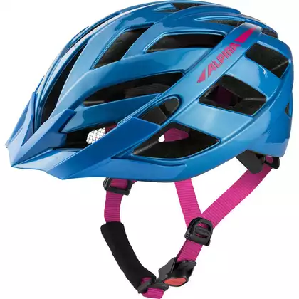 ALPINA PANOMA 2.0 casca de bicicleta, blue-pink gloss
