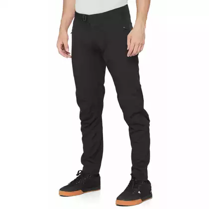 100% AIRMATIC Pantaloni de ciclism pentru bărbați, negri