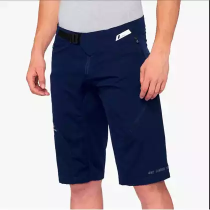100% AIRMATIC pantaloni scurți de ciclism pentru bărbați albastru inchis