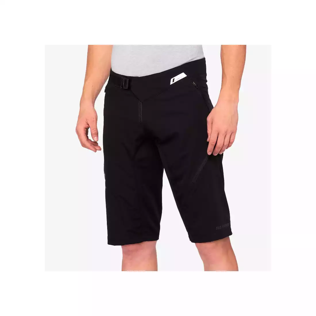 100% AIRMATIC pantaloni scurți de ciclism pentru bărbați negru