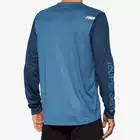 100% AIRMATIC tricou de ciclism cu mânecă lungă pentru bărbați, slate blue 