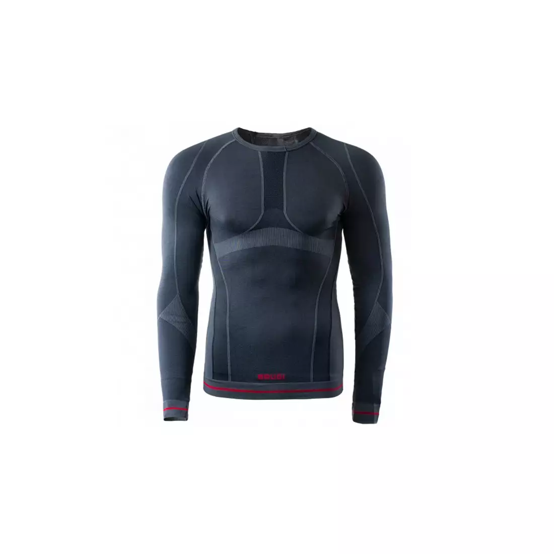 BRUGI, lenjerie termoactivă - tricou bărbătesc, 4RAT, X15-NERO GRIGIO, negru