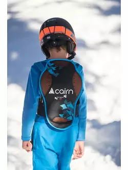 CAIRN PRO IMPAKT JR D3O protectie spate schi/snowboard copii, negru si albastru