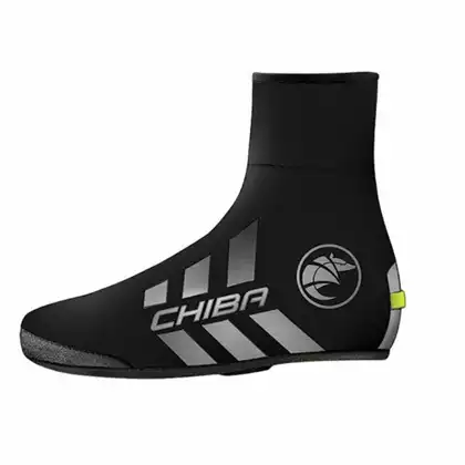 CHIBA FULL NEOPREN protecții de ploaie pentru pantofi de ciclism, negru 31499C-3