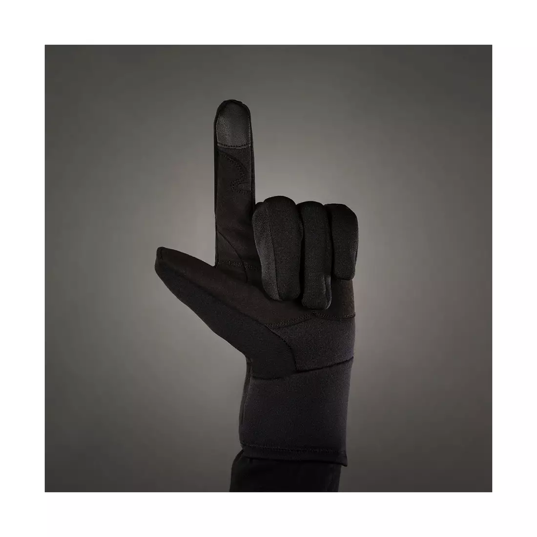 CHIBA POLARFLEECE TITAN mănuși de iarnă, negre 