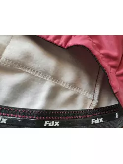 FDX 2100_01 Hanorac de ciclism pentru femei, maroon-roz