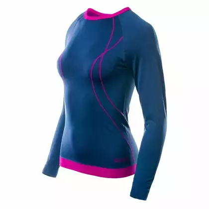 HI-TEC lenjerie termoactivă, tricou pentru femei LADY IKAR top, albastru