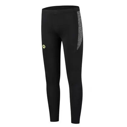 Rogelli ENJOY pantaloni de jogging izolați pentru bărbați, reflectorizant negru