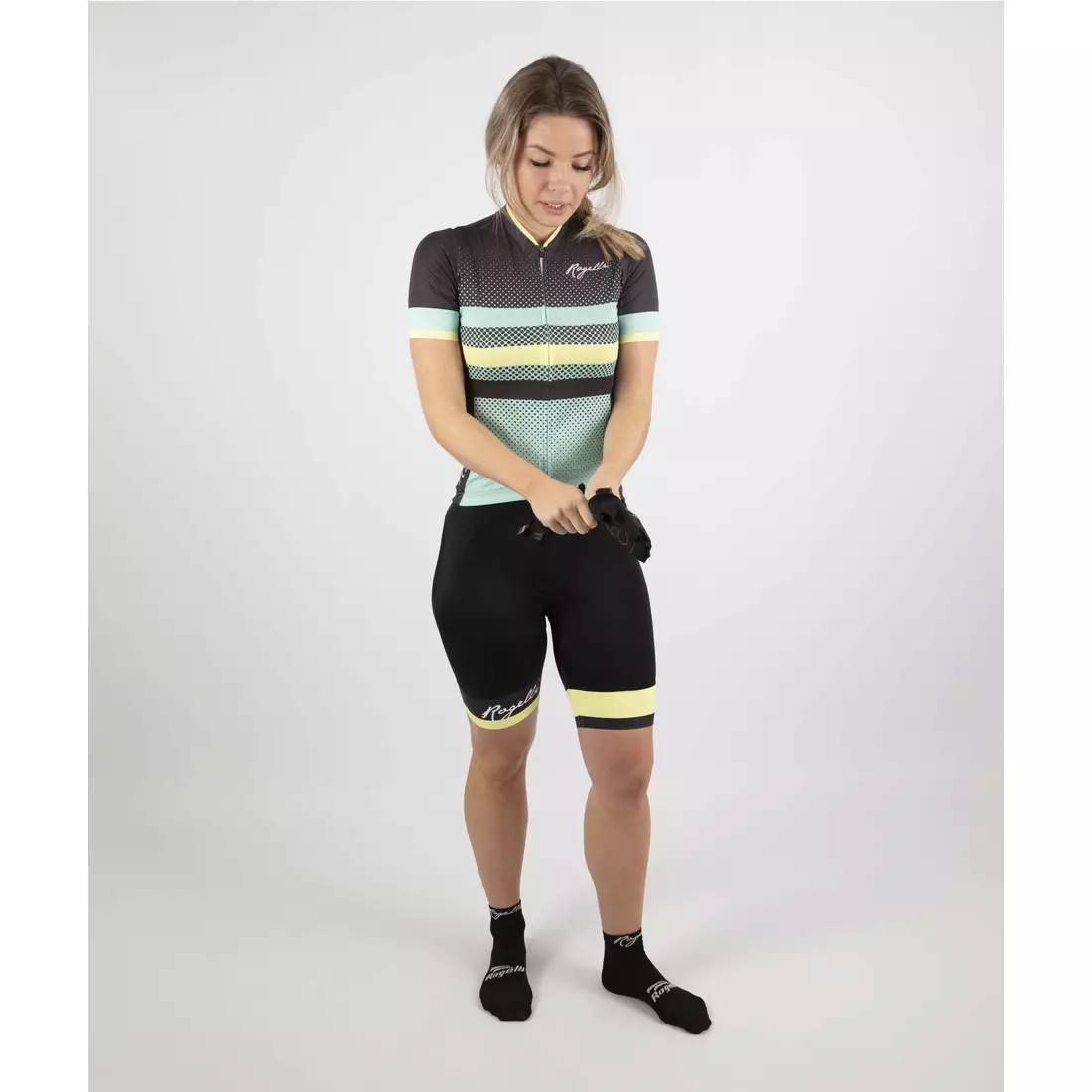 ROGELLI tricou de ciclism feminin DOT blue 010.178