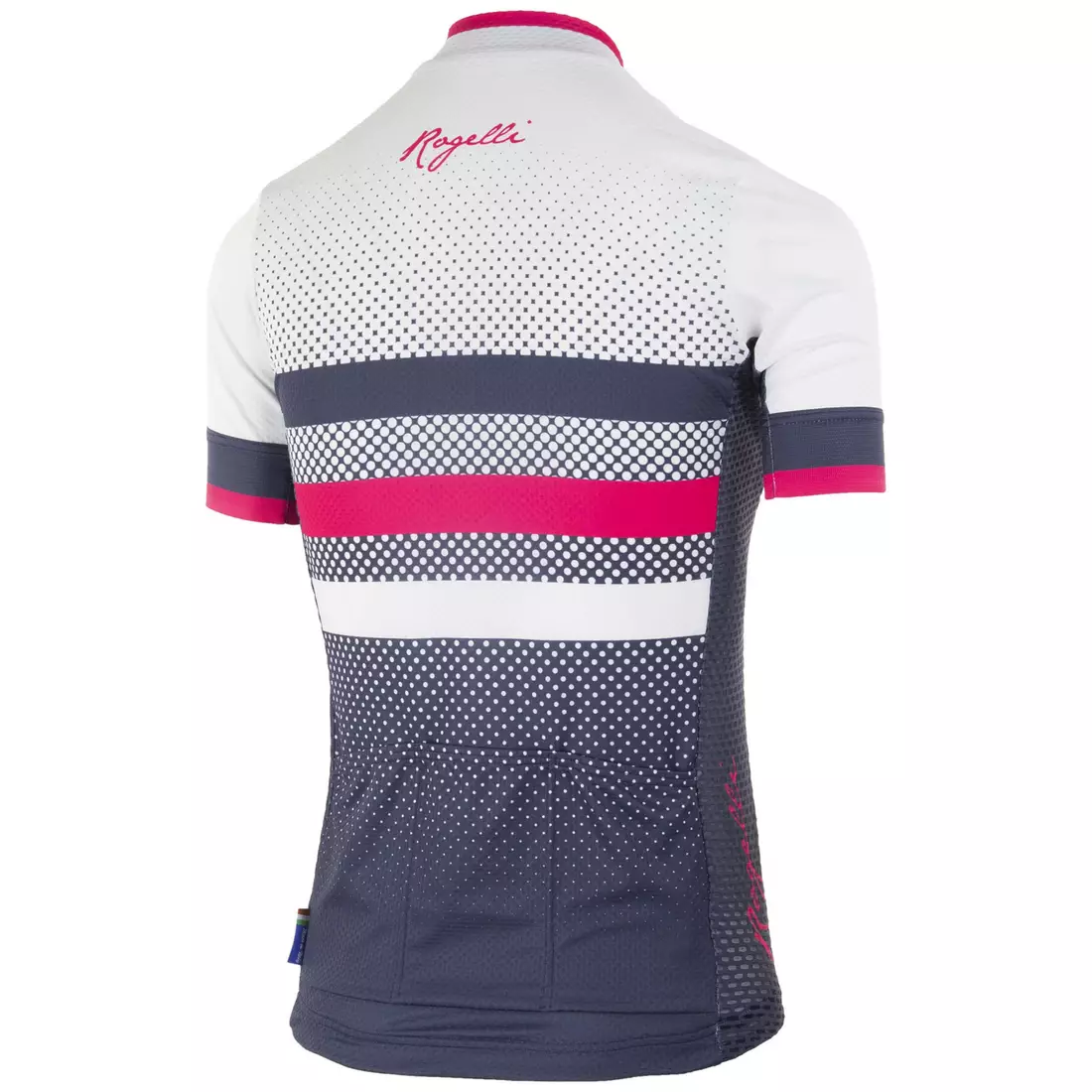 ROGELLI tricou de ciclism feminin DOT blue/pink 010.177
