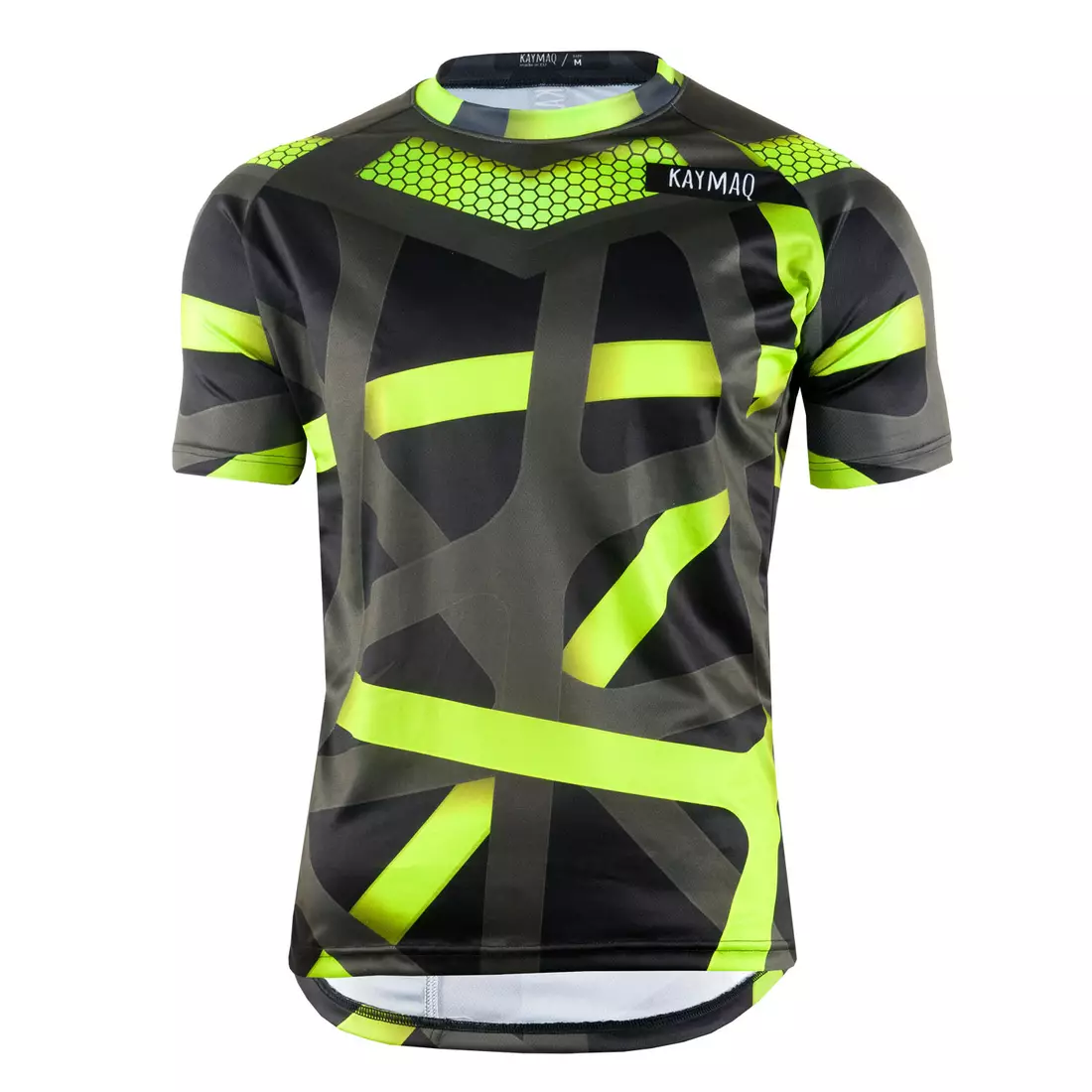 KAYMAQ DESIGN M36 tricou pentru bărbați de ciclism MTB, fluor 
