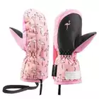 LEKI Little Flamingo Zap Mitt mănuși de schi pentru copii, pink