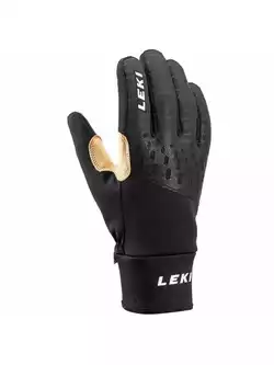 LEKI Nordic Thermo Premium mănuși de iarnă, negru și bej
