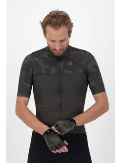 ROGELLI CAMO Mănuși de ciclism pentru bărbați, negre și verzi