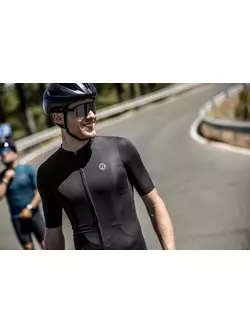 ROGELLI DISTANCE tricou de ciclism barbatesc, negru