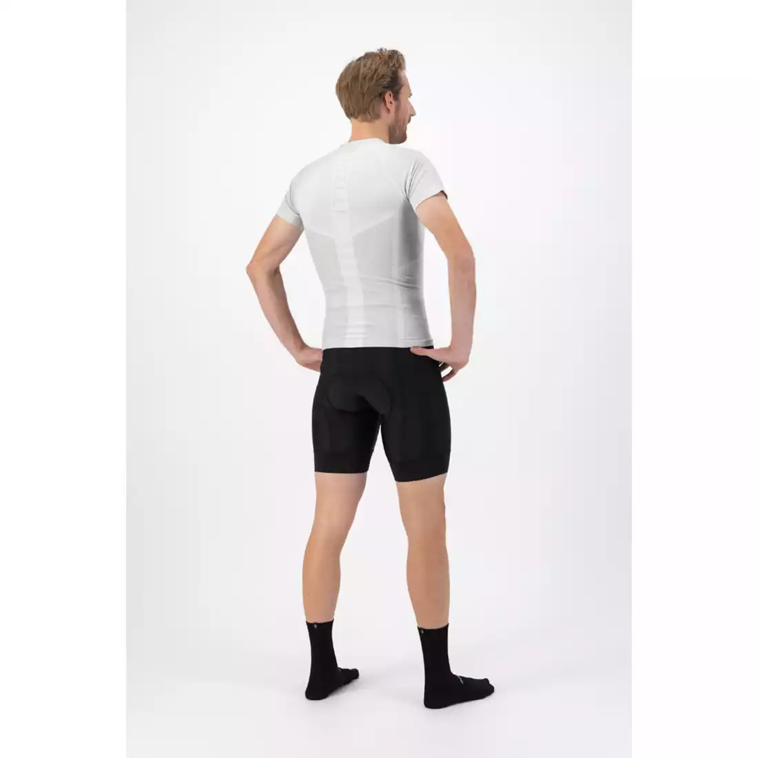 ROGELLI ESSENTIAL Pantaloni scurți pentru ciclism bărbați, negri