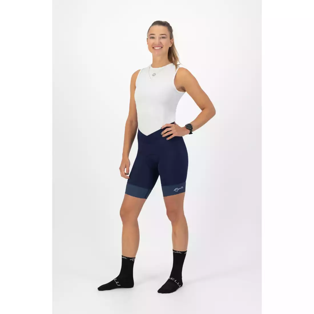 ROGELLI SELECT II Pantaloni scurți de ciclism pentru femei, albastru