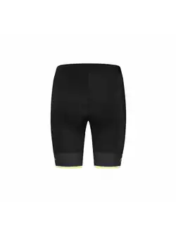 ROGELLI SELECT II Pantaloni scurți de ciclism pentru femei, negru și galben