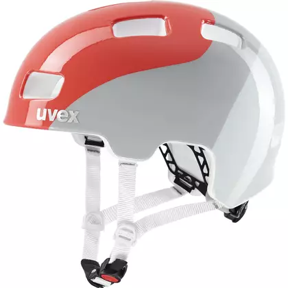 UVEX HLMT 4 Casca de bicicleta pentru copii, rosu si alb