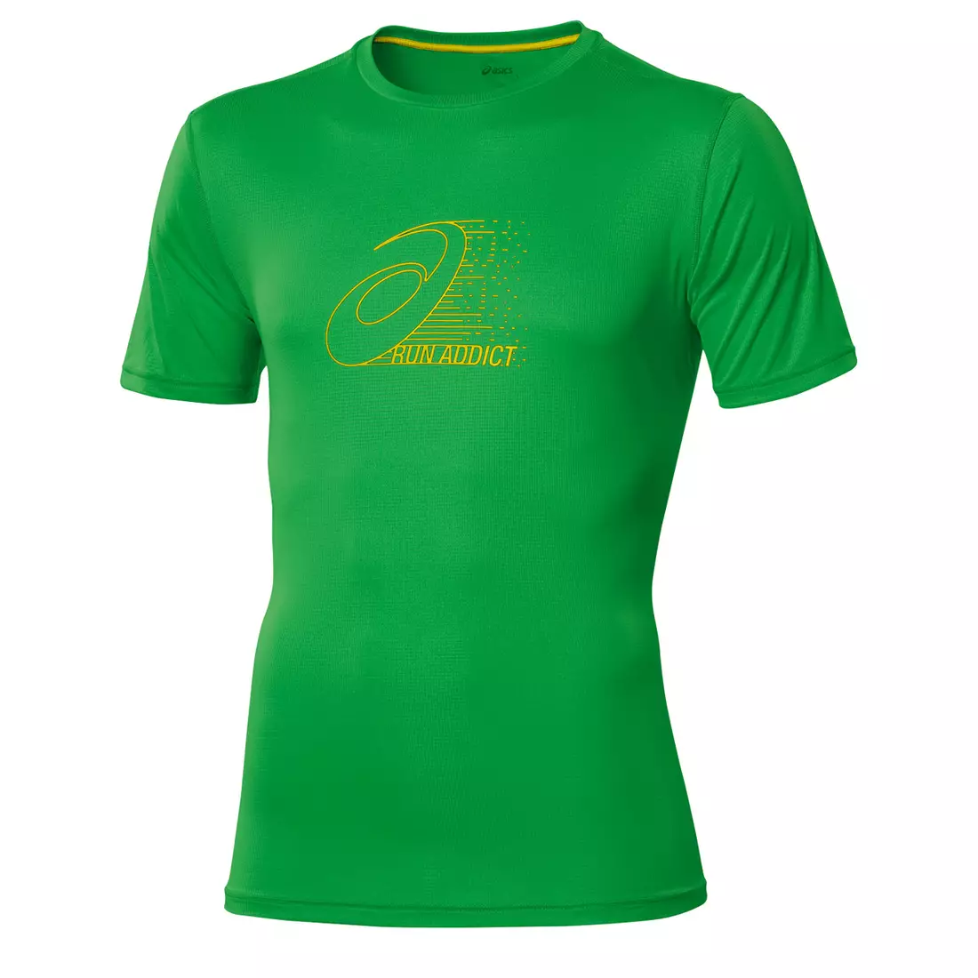 ASICS 110408-0498 GRAPHIC TOP - tricou alergare pentru bărbați, culoare: verde