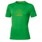 ASICS 110408-0498 GRAPHIC TOP - tricou alergare pentru bărbați, culoare: verde
