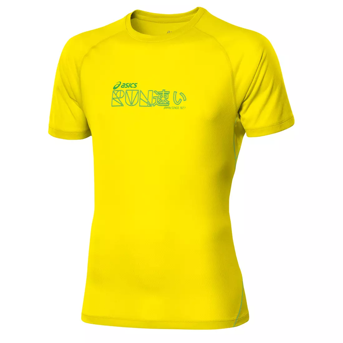ASICS 110506-0343 GRAPHIC TOP - tricou alergare pentru bărbați, culoare: Galben