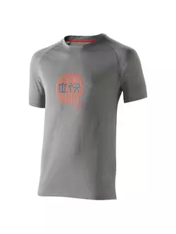 ASICS 110519-0714 SOUKAI GRAPHIC TOP - tricou alergare pentru bărbați, culoare: Gri